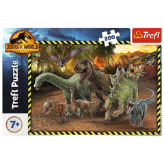 Puzzle Trefl 200 Jurassic world in paRCul Jurassic - Publisol.ro