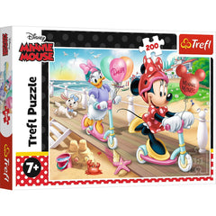 Puzzle Trefl 200 Minnie distractie la plaja - Publisol.ro