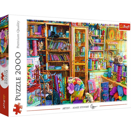 Puzzle trefl 2000 paradisul pisicutelor, Trefl - Publisol.ro