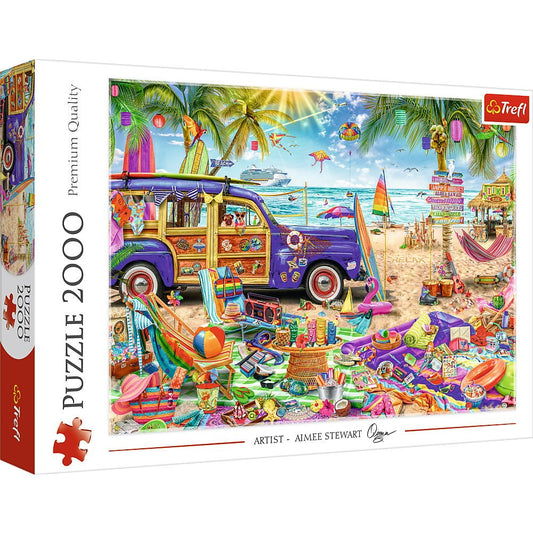 Puzzle trefl 2000 vacanta tropicala, Trefl - Publisol.ro