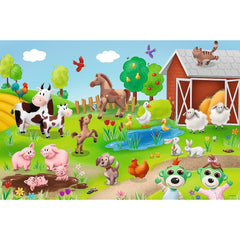 Puzzle Trefl 24 maxi babies and the bear animale la ferma - Publisol.ro