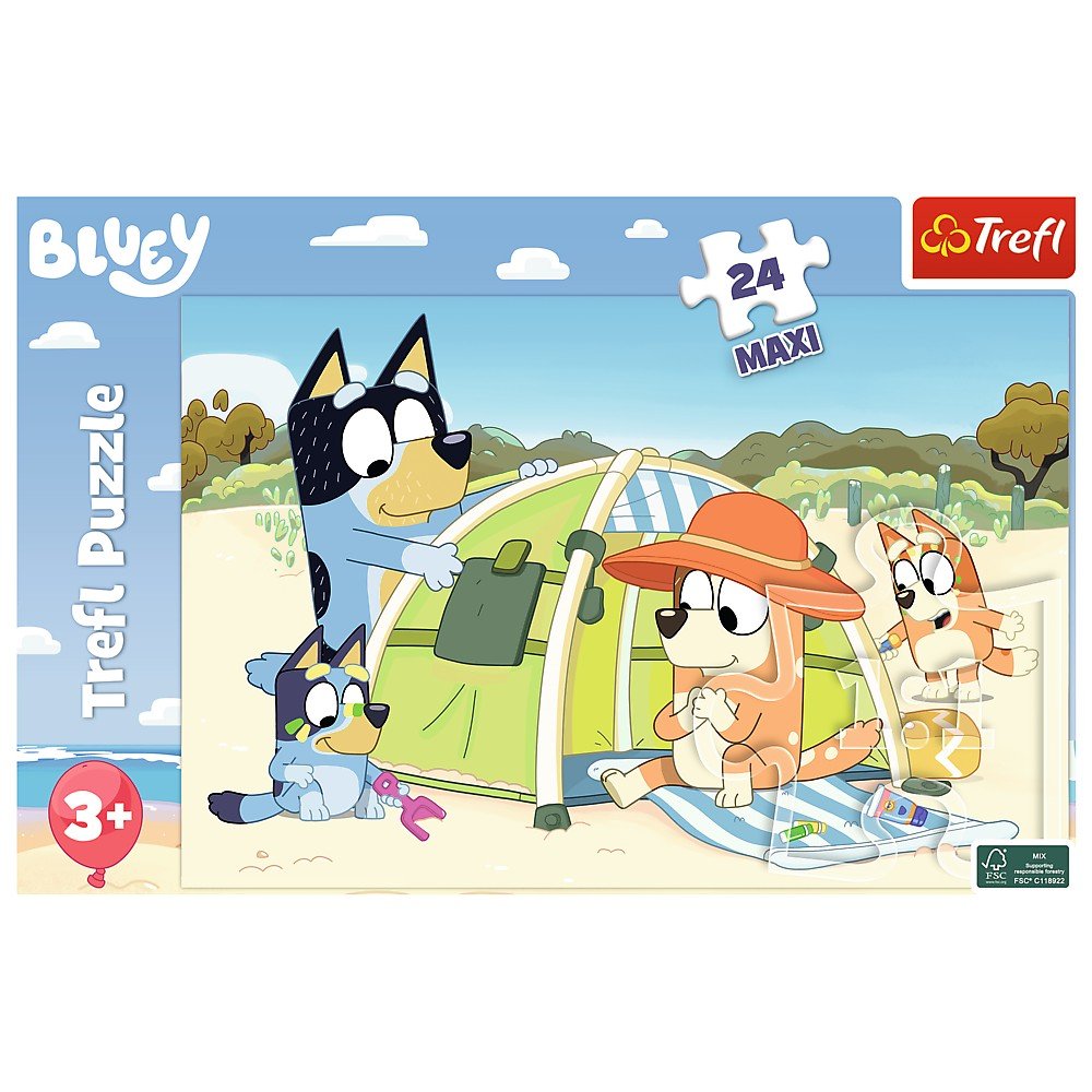 Puzzle Trefl 24 maxi bluey ziua cea buna - Publisol.ro