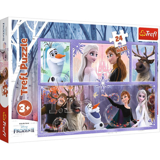 Puzzle trefl 24 maxi frozen2 o lume magica, Trefl - Publisol.ro