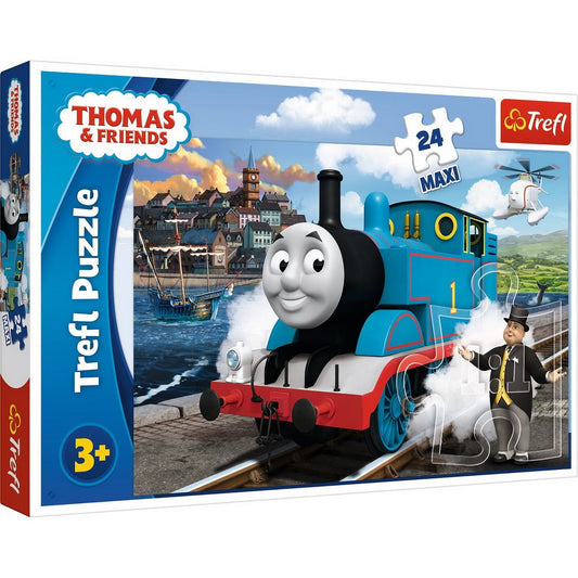Puzzle trefl 24 maxi happy thomas day, Trefl - Publisol.ro