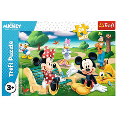Puzzle Trefl 24 maxi Mickey Mouse intre prieteni - Publisol.ro