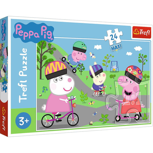 Puzzle trefl 24 maxi purcelusa peppa pig, Trefl - Publisol.ro