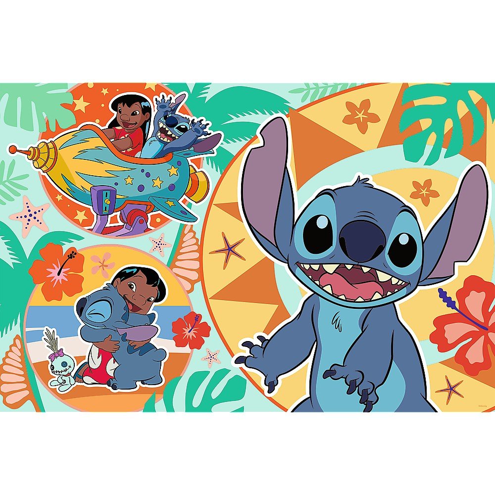 Puzzle Trefl 24 maxi Stitch ziua vesela a lui lilo si Stitch - Publisol.ro