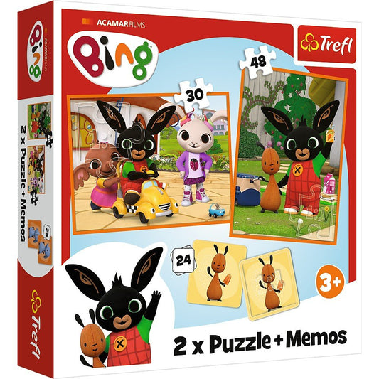 Puzzle trefl 2in1 memo bing si prietenii lui, Trefl - Publisol.ro
