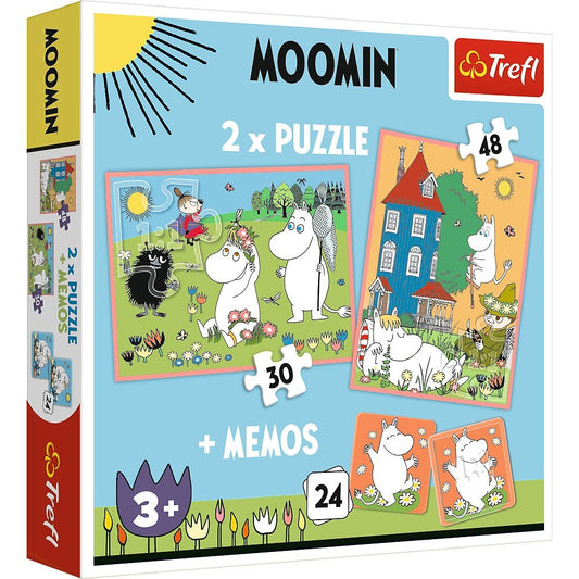 Puzzle trefl 2in1 memo moomin, Trefl - Publisol.ro