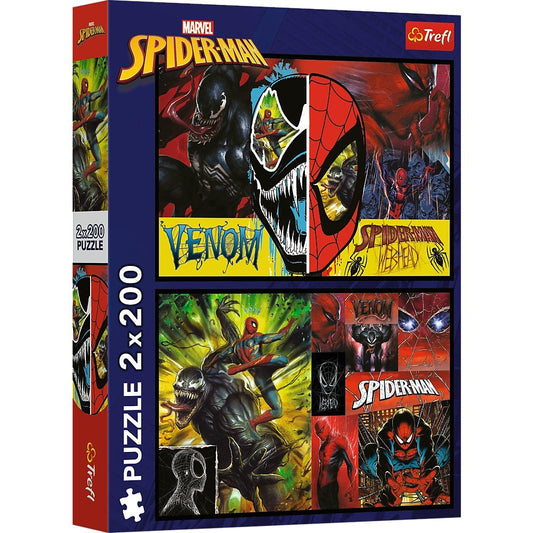 Puzzle trefl 2x200 spider man zi si noapte, Trefl - Publisol.ro
