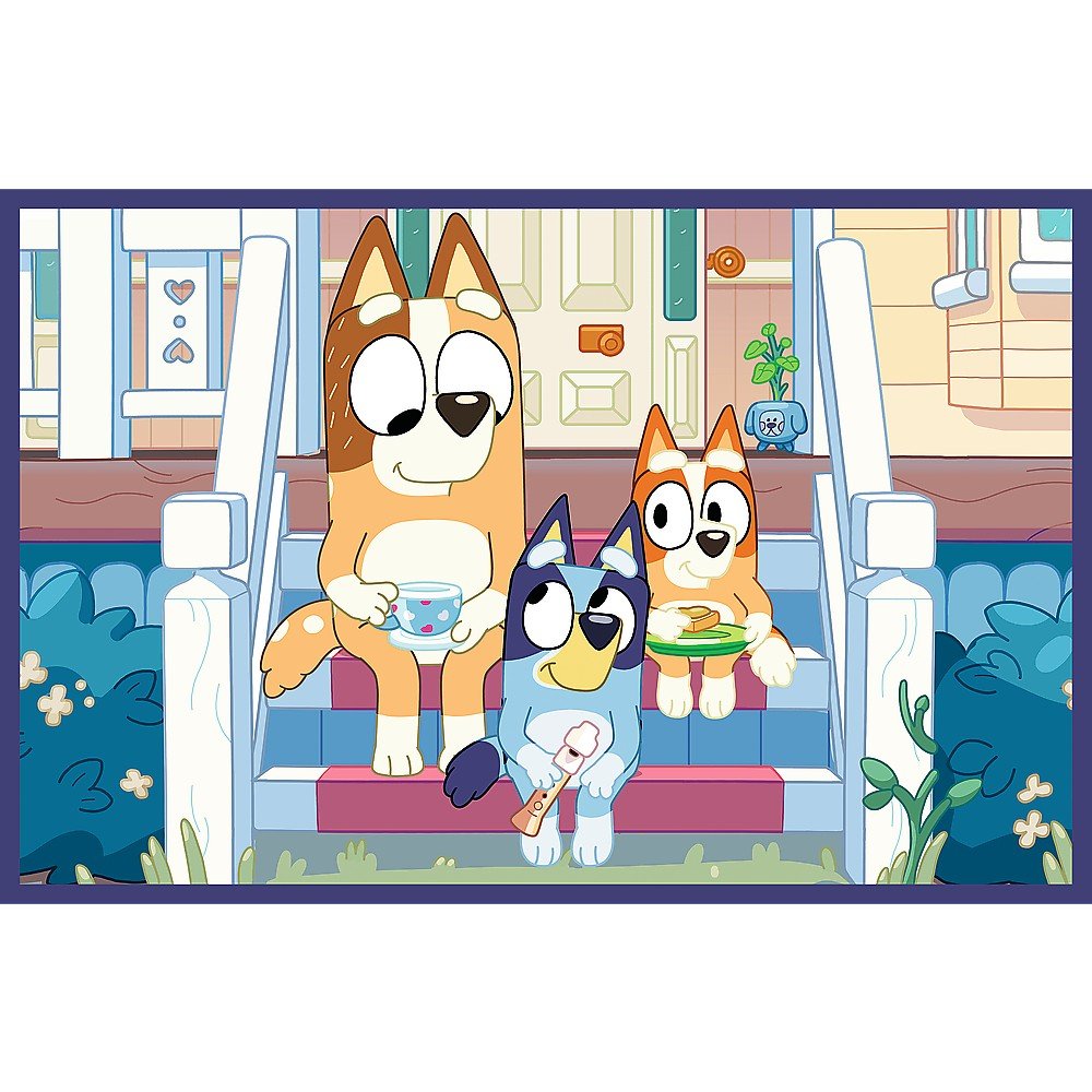 Puzzle Trefl 2x24 bluey distractie cu bluey - Publisol.ro