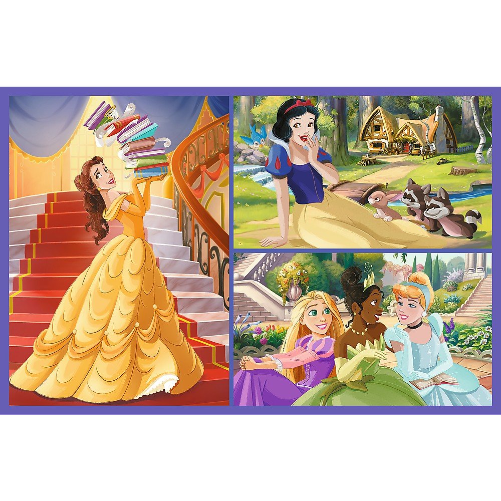 Puzzle Trefl 2x70 Disney princess viata printeselor Disney - Publisol.ro
