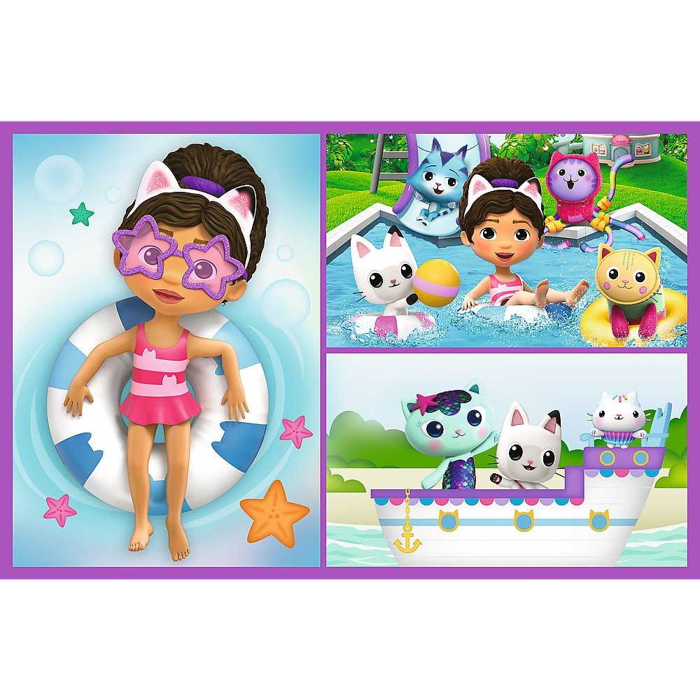 Puzzle Trefl 2x70 Gabbys Dollhouse aventurile lui Gabby - Publisol.ro