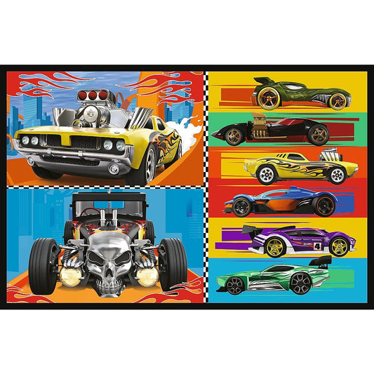Puzzle Trefl 2x70 Hot Wheels masini - Publisol.ro