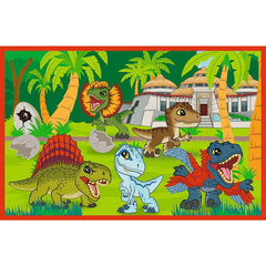 Puzzle Trefl 2x70 Jurassic world universul Jurassic park - Publisol.ro