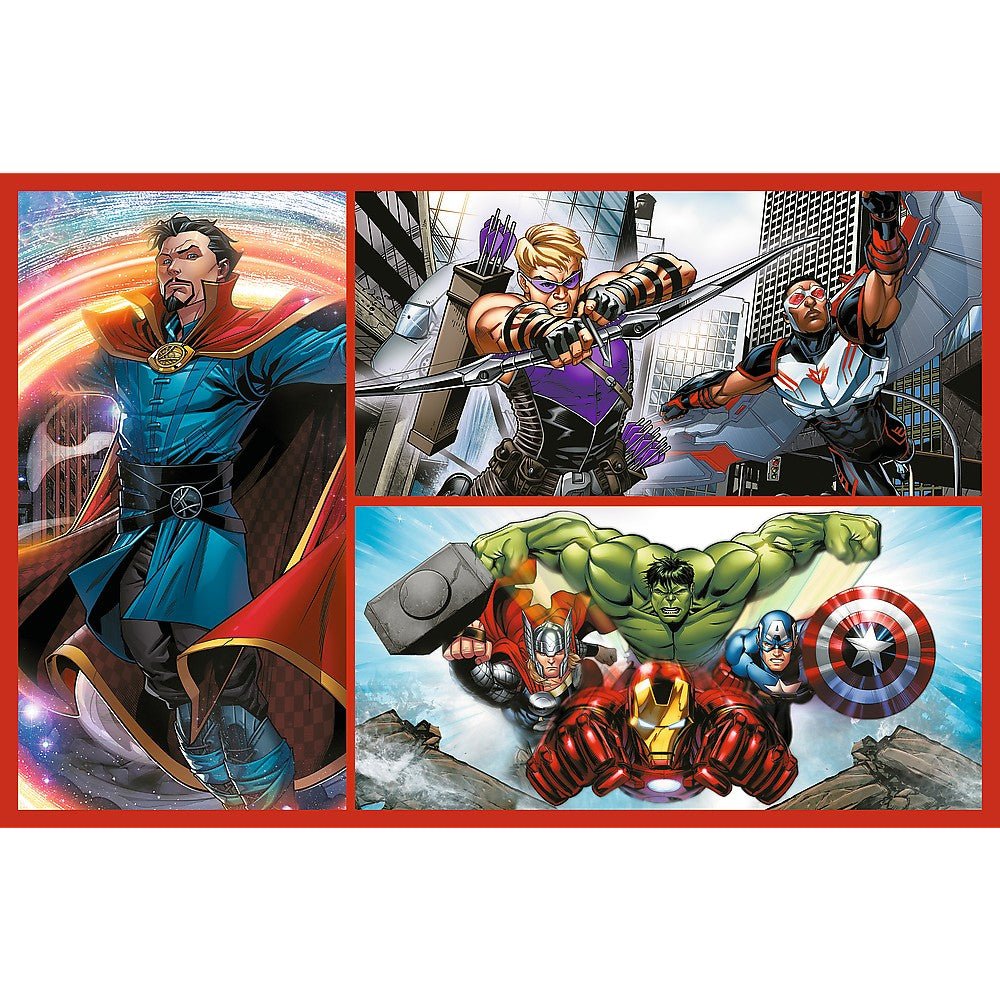 Puzzle Trefl 2x70 Marvel Avengers misiunea super eroilor Marvel Avengers - Publisol.ro