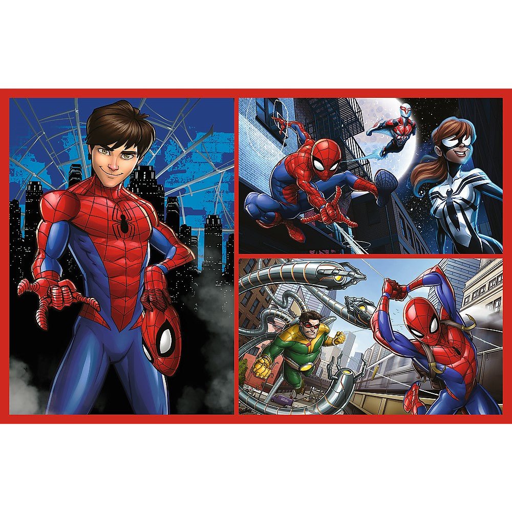 Puzzle Trefl 2x70 Marvel Spider - man aventurile lui Spider - man - Publisol.ro