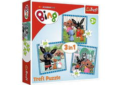 Puzzle Trefl 3 in 1 bang distractia cu prietenii - Publisol.ro