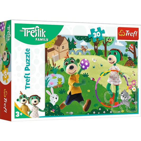 Puzzle Trefl 30 familia trefelik ora de joaca - Publisol.ro