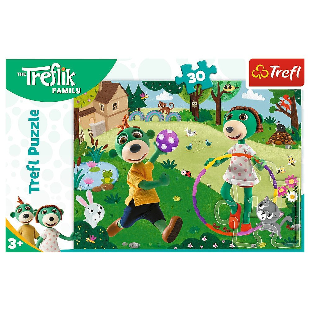 Puzzle Trefl 30 familia trefelik ora de joaca - Publisol.ro