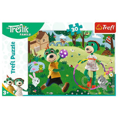 Puzzle Trefl 30 familia trefelik ora de joaca - Publisol.ro