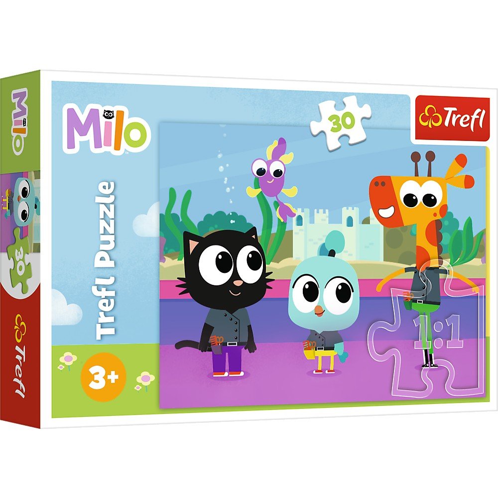Puzzle Trefl 30 planeta milo pisica milo - Publisol.ro