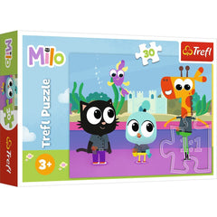 Puzzle Trefl 30 planeta milo pisica milo - Publisol.ro
