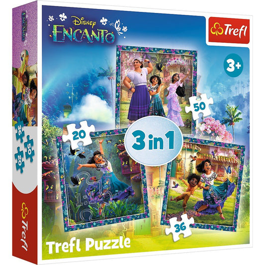 Puzzle trefl 3in1 bang disney encanto eroii din encanto, Trefl - Publisol.ro