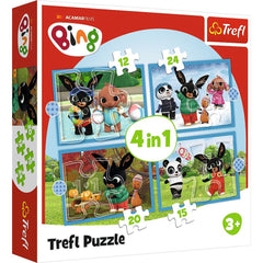 Puzzle Trefl 4 in1 acamar films happy bing - Publisol.ro