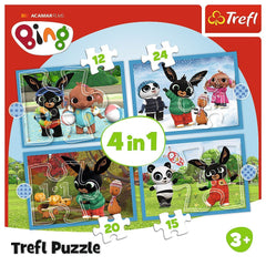 Puzzle Trefl 4 in1 acamar films happy bing - Publisol.ro