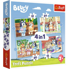 Puzzle Trefl 4 in1 bluey si lumea ei - Publisol.ro