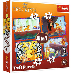 Puzzle Trefl 4 in1 Disney regele leu - Publisol.ro