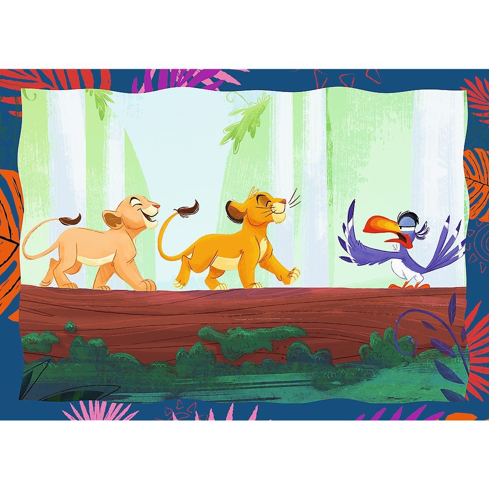 Puzzle Trefl 4 in1 Disney regele leu - Publisol.ro