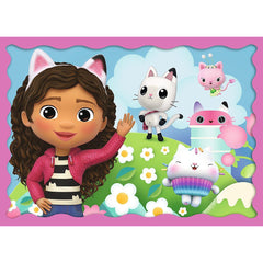 Puzzle Trefl 4 in1 Gabbys Dollhouse aventurile lui Gabby - Publisol.ro