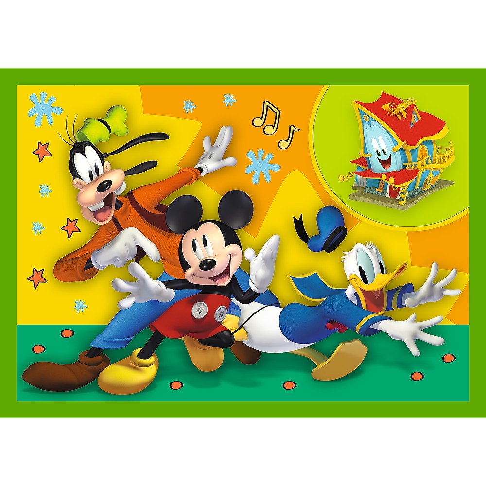 Puzzle Trefl 4 in1 Mickey Mouse si prietenii - Publisol.ro