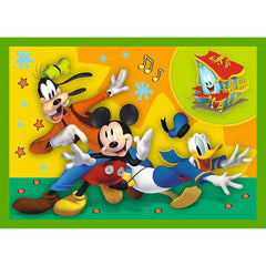 Puzzle Trefl 4 in1 Mickey Mouse si prietenii - Publisol.ro