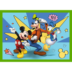 Puzzle Trefl 4 in1 Mickey Mouse si prietenii - Publisol.ro