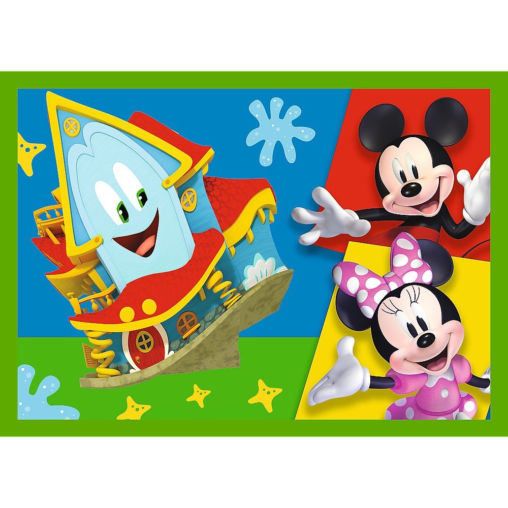 Puzzle Trefl 4 in1 Mickey Mouse si prietenii - Publisol.ro