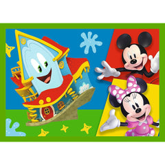 Puzzle Trefl 4 in1 Mickey Mouse si prietenii - Publisol.ro