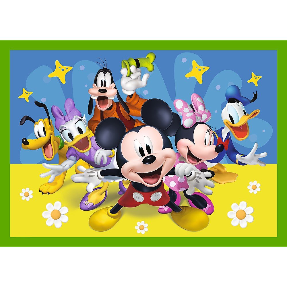 Puzzle Trefl 4 in1 Mickey Mouse si prietenii - Publisol.ro