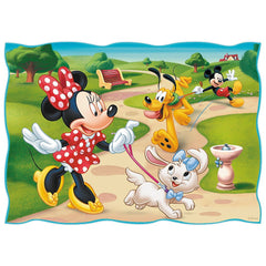 Puzzle Trefl 4 in1 Mickey Mouse ziua deosebita - Publisol.ro