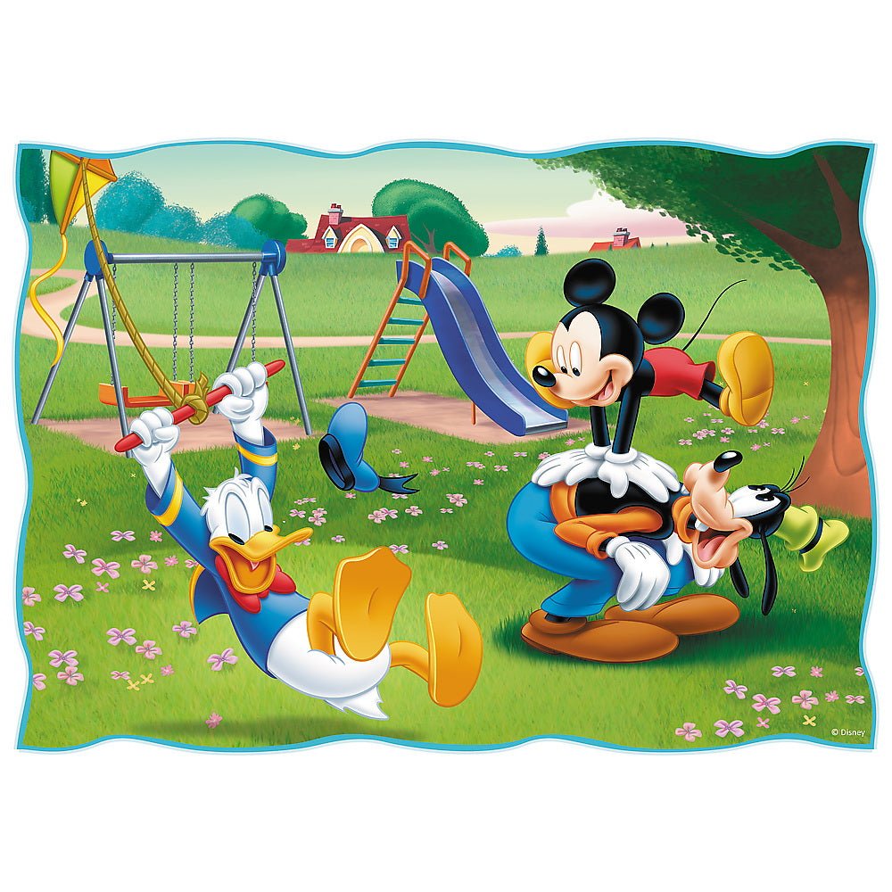 Puzzle Trefl 4 in1 Mickey Mouse ziua deosebita - Publisol.ro
