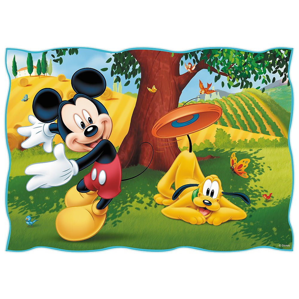 Puzzle Trefl 4 in1 Mickey Mouse ziua deosebita - Publisol.ro