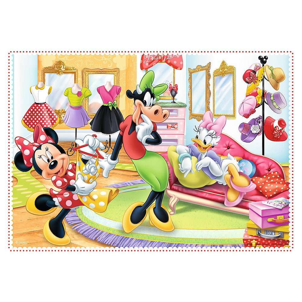 Puzzle Trefl 4 in1 Minnie mouse si prietenii ei - Publisol.ro