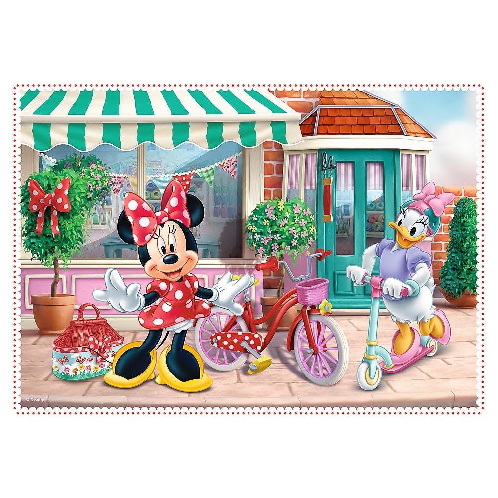Puzzle Trefl 4 in1 Minnie mouse si prietenii ei - Publisol.ro