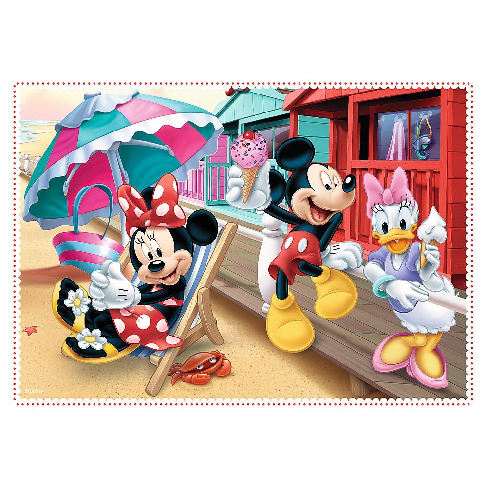 Puzzle Trefl 4 in1 Minnie mouse si prietenii ei - Publisol.ro