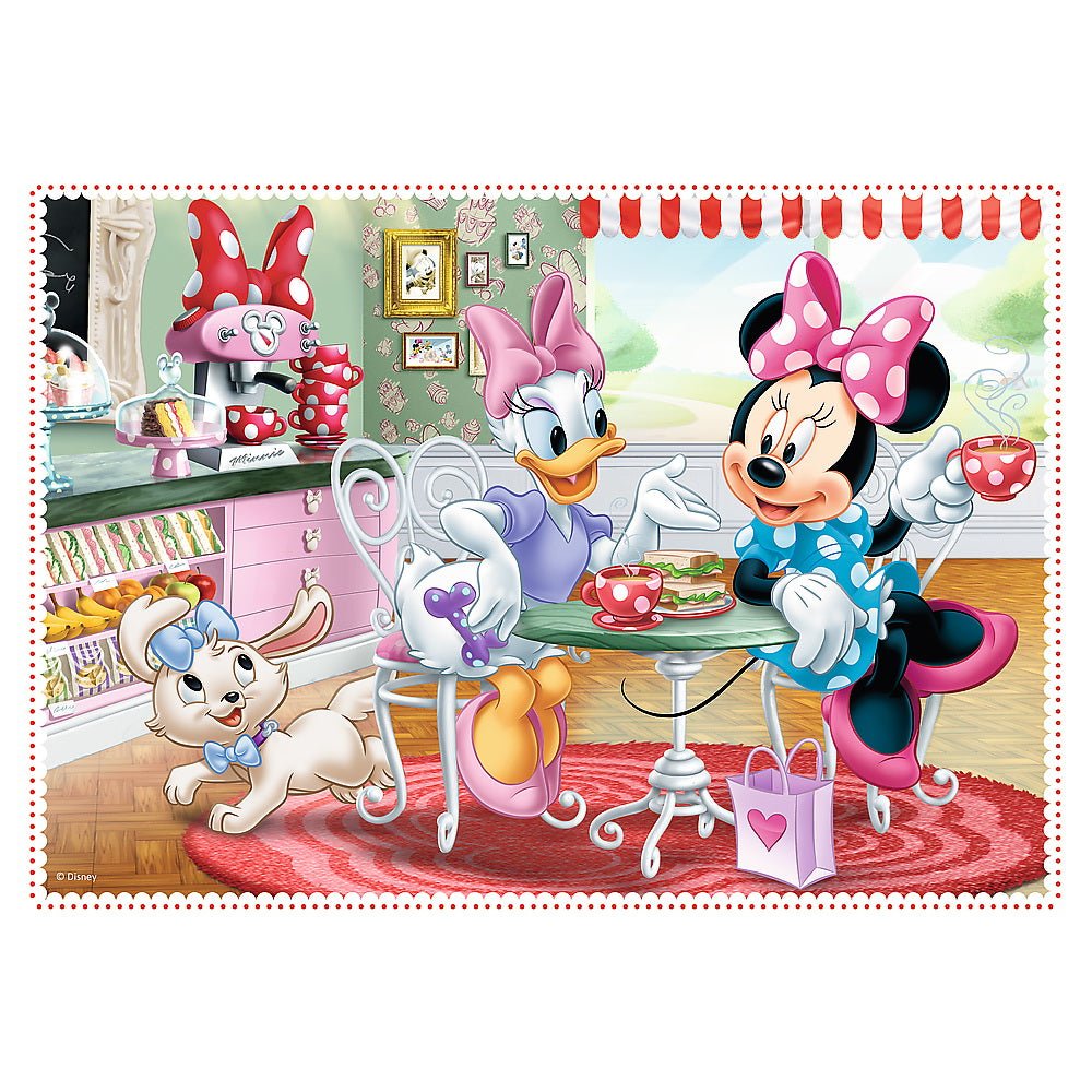 Puzzle Trefl 4 in1 Minnie mouse si prietenii ei - Publisol.ro