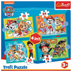 Puzzle Trefl 4 in1 patrula catelusilor - Publisol.ro