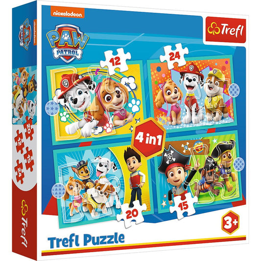 Puzzle Trefl 4 in1 patrula catelusilor - Publisol.ro