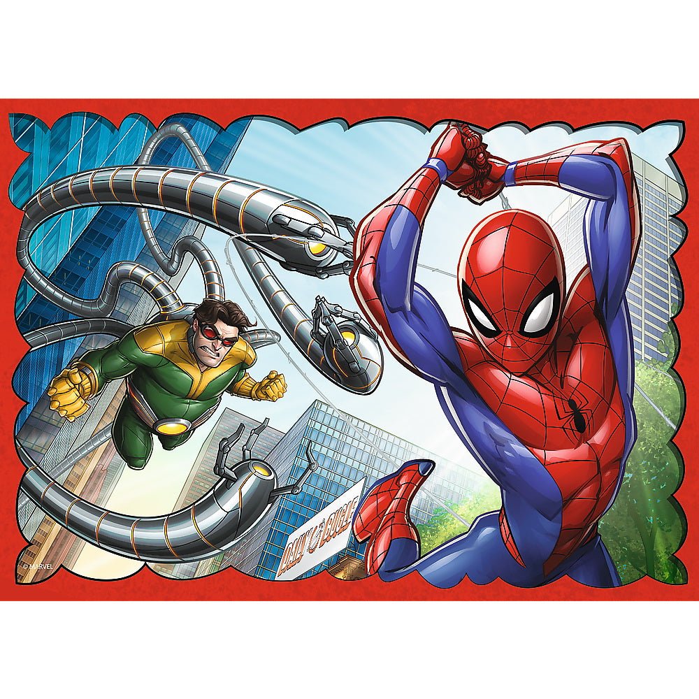 Puzzle Trefl 4 in1 Spiderman - eroul Spiderman - Publisol.ro